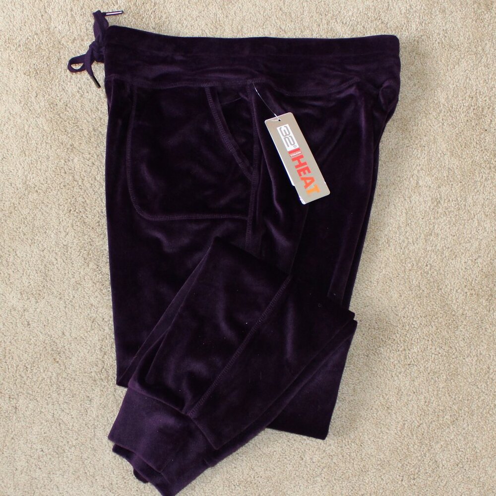 🎉HP🎉32 Degrees Heat Purple Velour Joggers